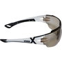 uvex pheos cx2 spectacles blanco/negro con lentes marrones
