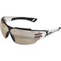uvex pheos cx2 spectacles blanco/negro con lentes marrones