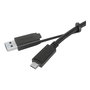 Targus ACC1133GLX Cable Docking 1 m USB-C a USB-C (USB 3.2 Gen 1) con Adaptador USB-A, Negro