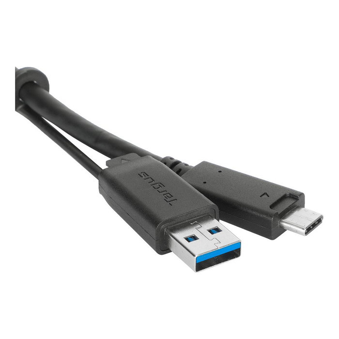 Targus ACC1133GLX Cable Docking 1 m USB-C a USB-C (USB 3.2 Gen 1) con Adaptador USB-A, Negro