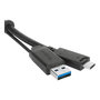 Targus ACC1133GLX Cable Docking 1 m USB-C a USB-C (USB 3.2 Gen 1) con Adaptador USB-A, Negro