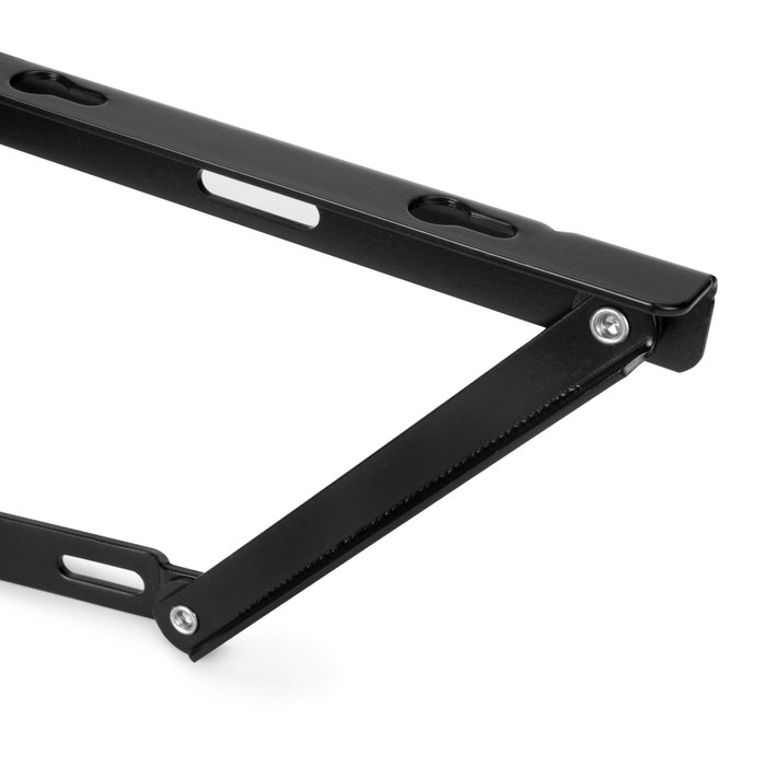 Emuca Juego de mecanismos elevables para cama canapé, apertura frontal, para camas de 135 cm, Acero, Pintado negro