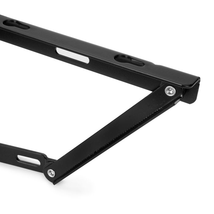 Emuca Juego de mecanismos elevables para cama canapé, apertura frontal, para camas de 135 cm, Acero, Pintado negro