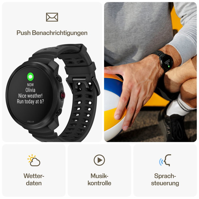 Polar Vantage M3 Night Black