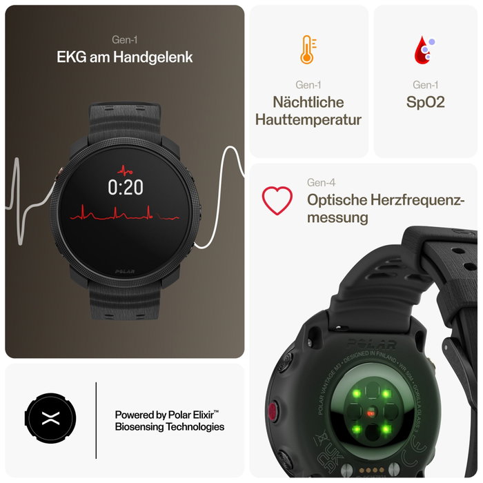 Polar Vantage M3 Night Black
