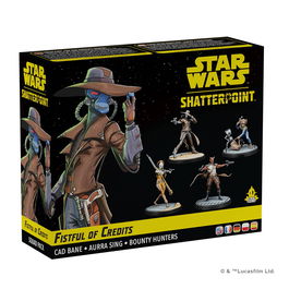 Atomic Mass Games Juego de Mesa Star Wars Shatterpoint: Fistful of Credits - Cad Bane Squad Pack (SWP09), Miniaturas para Montar y Pintar, 2 Jugadores, 14+, Español