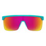 SPY Flynn 5050 Teal con cristal rojo y detalles verdes