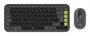 Logitech 920-013118 Pack de teclado y ratón Bluetooth QWERTY Español Grafito, Verde