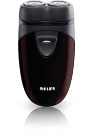 Philips PQ206/18 Afeitadora eléctrica de rotación, Negro/Burdeos