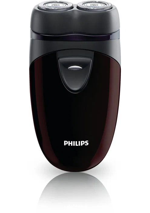 Philips PQ206/18 Afeitadora eléctrica de rotación Negro, Burdeos