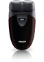 Philips PQ206/18 Afeitadora eléctrica de rotación, Negro/Burdeos
