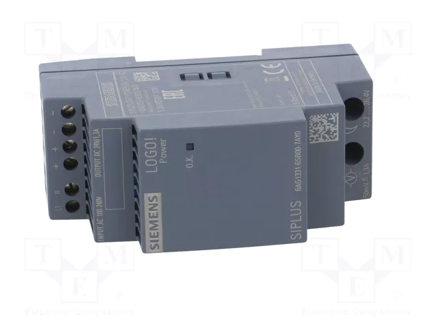 SIEMENS SIPLUS LOGO!Power Alimentador 31,2W 24VDC SIEMENS SIPLUS LOGO!Power Alimentador 31,2W 24VDC