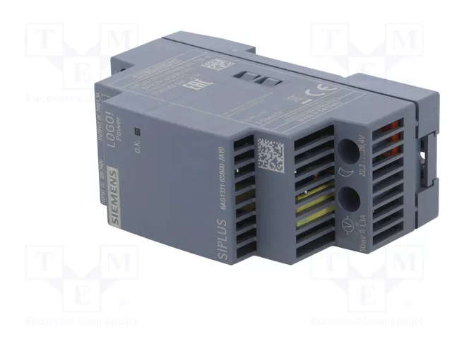 SIEMENS SIPLUS LOGO!Power Alimentador 31,2W 24VDC SIEMENS SIPLUS LOGO!Power Alimentador 31,2W 24VDC