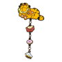 Garfield Chapa Dangling Garfield 13 cm