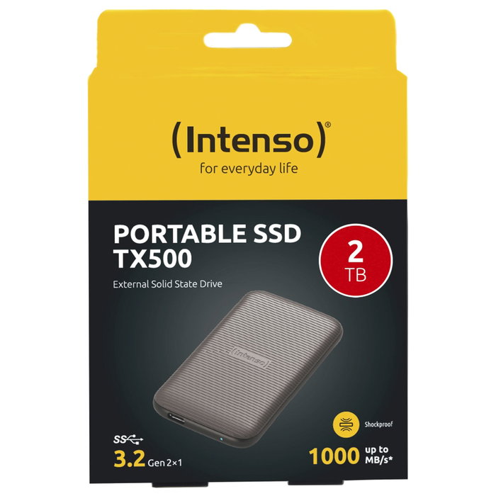 INTENSO TX500 SSD Externa 2 TB INTENSO TX500 SSD Externa 2 TB