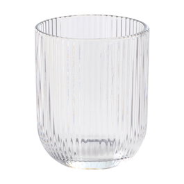 Day Vaso Rayas de Vidrio 260 ml Apto Lavavajillas Decorativo