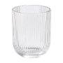 Day Vaso Rayas de Vidrio 260 ml Apto Lavavajillas Decorativo