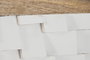 DKD Home Decor Cabecero Cama Moderno Blanco Natural 4 x 80 x 160 cm