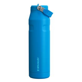 Stanley Iceflow Flip Straw 2.0 Botella de Agua de Acero Inoxidable 1.06 Litros Color Azure
