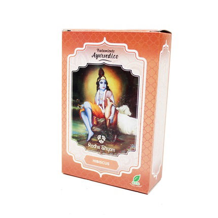 RADHE SHYAM Tratamiento Capilar Ayurvédico Hibiscus 100g