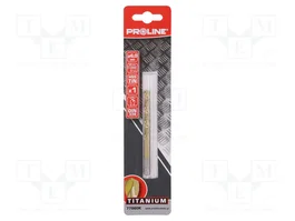 PROLINE Broca para metal de 6 mm HSS-R con recubrimiento de TIN