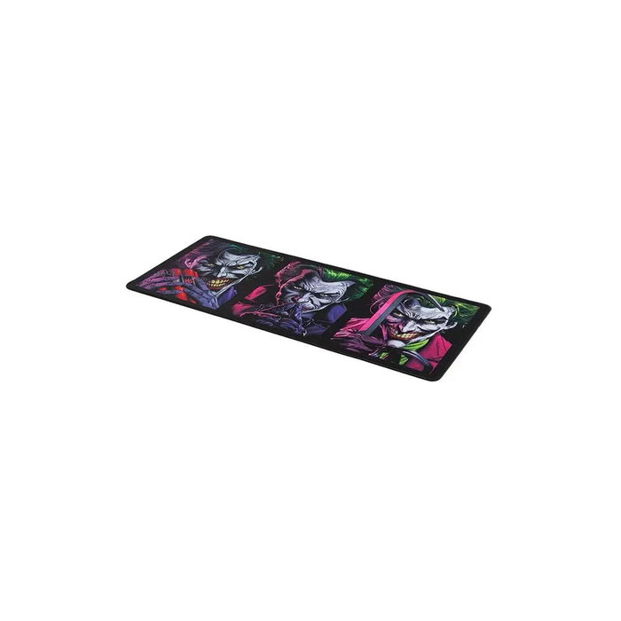 Wondee Alfombrilla Raton Joker XXL 900x400 mm Repelente Agua Bordes Cosidos Base Goma Antideslizante