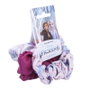 Accesorios Pelo Coletero De Tela 3 Piezas Frozen Fucsia