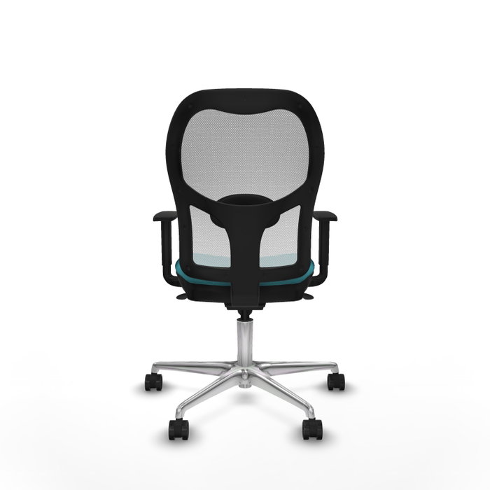 PIQUERAS Y CRESPO Silla de oficina Jorquera con mecanismo Sincro, Turquesa y Blanco PIQUERAS Y CRESPO Silla de oficina Jorquera con mecanismo Sincro, Turquesa y Blanco