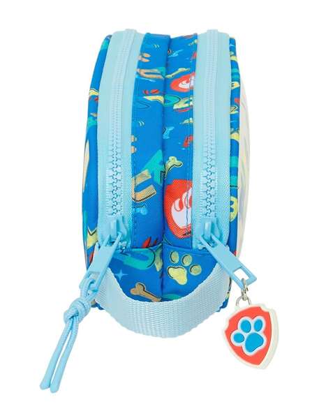 Portatodo Doble The Paw Patrol Pups rule Azul 21 x 8 x 6 cm