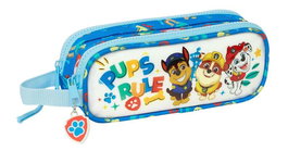 Portatodo Doble The Paw Patrol Pups rule Azul 21 x 8 x 6 cm