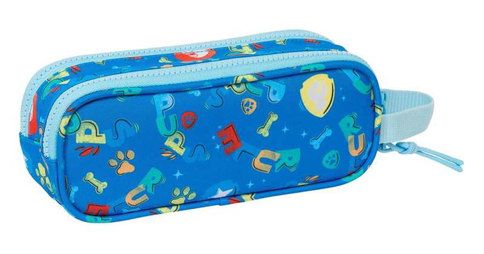 Portatodo Doble The Paw Patrol Pups rule Azul 21 x 8 x 6 cm
