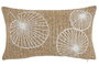 DKD Home Decor Cojín Bordado Natural y Blanco 50x15x30 cm