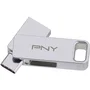 PNY DUO LINK PNY0751492681726 Memoria USB 3.2 256GB Tipo C y Tipo A Velocidad Hasta 200 MB/s