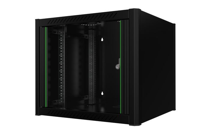 Lanview Rack de Pared 19 Pulgadas 9U Negro 600 x 560 x 512mm Lanview Rack de Pared 19 Pulgadas 9U Negro 600 x 560 x 512mm