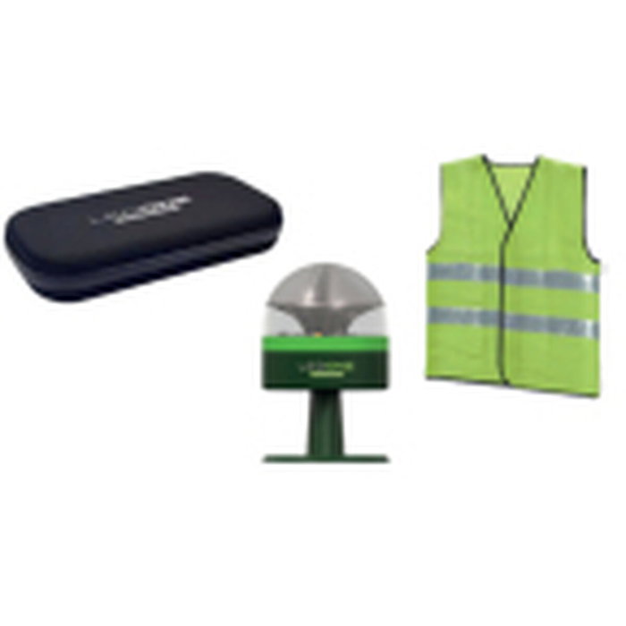 ERUM Kit de emergencia LED One 103886-2 Verde con chaleco y funda