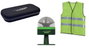 ERUM Kit de emergencia LED One 103886-2 Verde con chaleco y funda