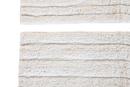 DKD Home Decor Alfombra Blanco Algodon Abstracto 80 x 50 cm (4 Unidades)