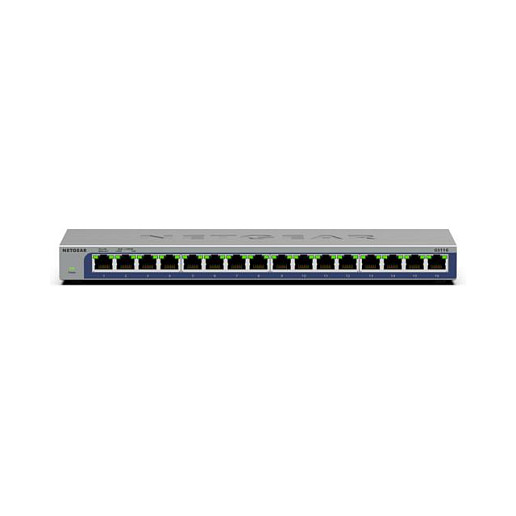NETGEAR GS116 Switch de red de 16 puertos Gigabit Ethernet NETGEAR GS116 Switch de red de 16 puertos Gigabit Ethernet