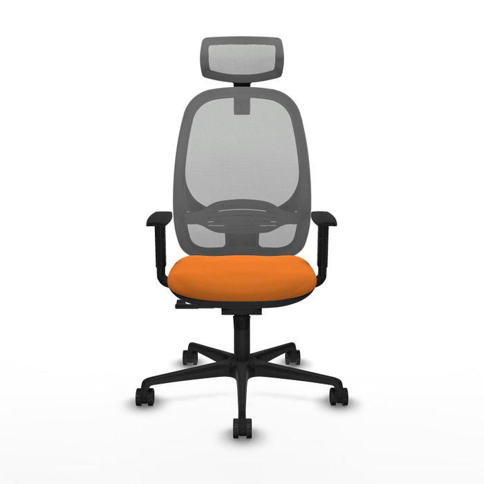 PIQUERAS Y CRESPO Silla de oficina Cilanco Naranja y Gris PIQUERAS Y CRESPO Silla de oficina Cilanco Naranja y Gris