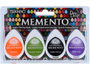 Tsukineko Set 4 almohadillas de tinta gota MEMENTO confites