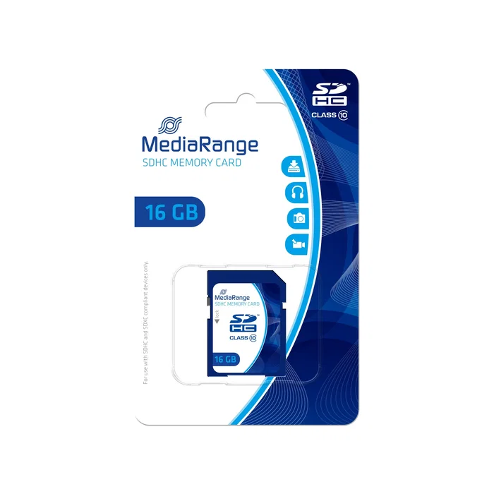MEDIARANGE MediaRange MR963 SDHC 16 GB Azul