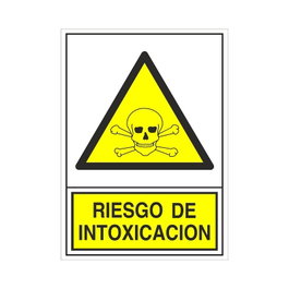 DUVER Señal de Riesgo de Intoxicación de Plástico 420x297 mm