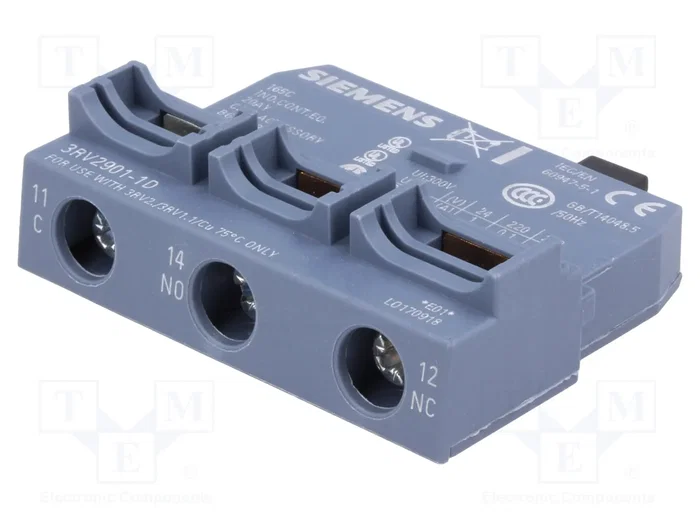SIEMENS 3RV2901-1D Contactos Auxiliares CO SIEMENS 3RV2901-1D Contactos Auxiliares CO