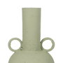 Jarrón Verde Claro Metal 26 X 26 X 53 cm