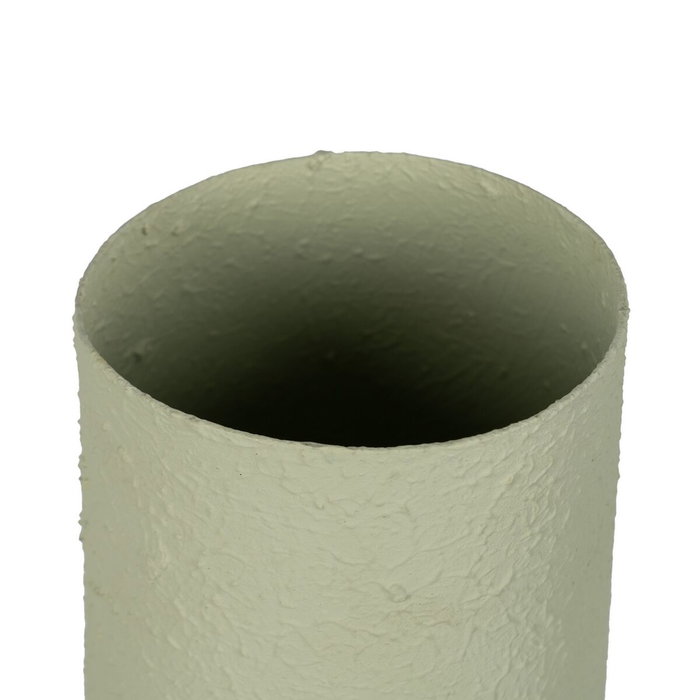 Ixia Jarrón Verde Claro Metal 26 x 26 x 53 cm