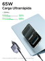 UGREEN NEXODE AIR 65W Cargador Rápido GaN USB-C Gris Estándar Europeo