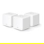 TP-Link Mercusys Halo H60X (3-Pack) Sistema Mesh WiFi 6 Doble Banda, Cubierta 550 m2, 1500 Mbps, Blanco, Router WLAN 802.11ax