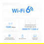 TP-Link Mercusys Halo H60X (3-Pack) Sistema Mesh WiFi 6 Doble Banda, Cubierta 550 m2, 1500 Mbps, Blanco, Router WLAN 802.11ax