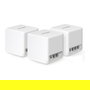 TP-Link Mercusys Halo H60X (3-Pack) Sistema Mesh WiFi 6 Doble Banda, Cubierta 550 m2, 1500 Mbps, Blanco, Router WLAN 802.11ax