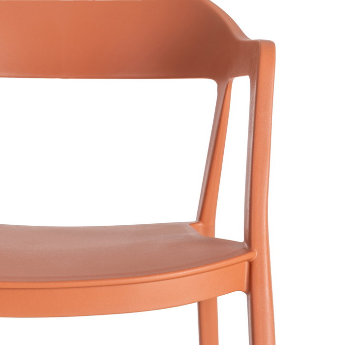 Silla Apilable Teja Pp Contract 52 X 52 X 80 cm (Set de 2)